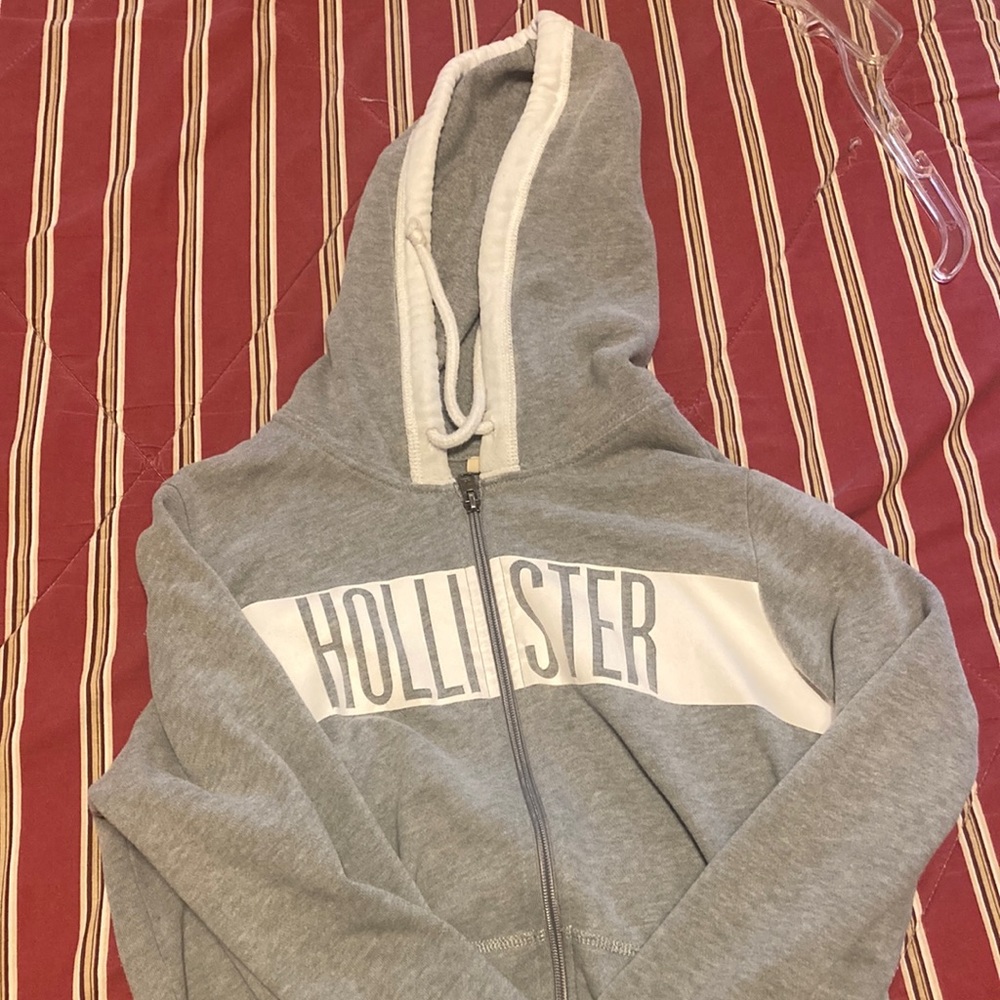 Hollister zip up sweatshirt